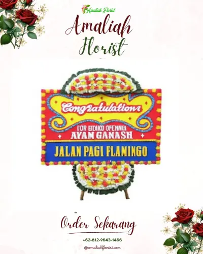 Bunga Papan Congratulation di Jetak